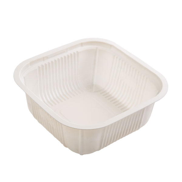 کاسه یکبار مصرف چهار گوش گیاهی آملون